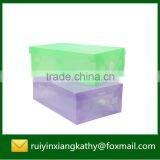 Household Decorative PP Clear Shoe Packaging Box With Handle Quality Choice thumbnail-4