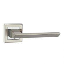 Internal External Aluminum Door Handle for European Wooden Door Mortise Lock Hardware thumbnail-1