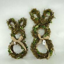 Shenyang For Star Factory Suppliers Spring Easter Decoration Home Wreath Indoor Easter Rabbit Wreath thumbnail-5