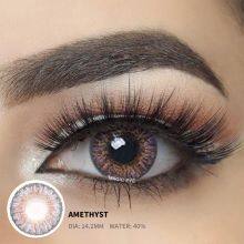 Original Wholesale Soft Colored Blend Eye Contacts Yearly Contact Lenses Cheap 3 Tone Color Contact Lens thumbnail-4