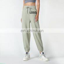 New Arrival Loose Casual Unisex Jogger Pants High Waist Cotton Running Exercise Wear Trousers Women Sports Cargo Jogger Pants thumbnail-1