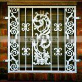 GYD-15WG146 Decorative Luxury Wrought Ironnew Window Grill Design thumbnail-1