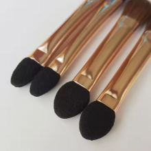 Popular Small Size Double End Makeup Brushes for Eyeshadow Eyebrow Horse Sponges Tips Custom Logo thumbnail-3