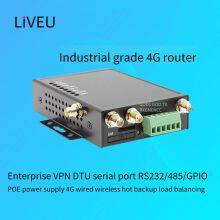 Liveu 4g Sim Card-enabled Industrial Router, Dtu Serial Communication Rs232/485/gpio Data Transmission Terminal, Support Poe Power Supply, Enterprise-level Vpn thumbnail-1