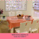 PVC/PEVA Lace Tablecloth With Flannel Backing, High Quality & Waterproof & Oil Proof thumbnail-2