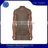 Wholesale Cotton Custom Slim Fit Man Gym Tank Top thumbnail-1