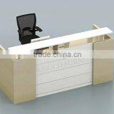 Black Wooden Used Reception Counters Modern Front Desk Design (SZ-RTB006-2) thumbnail-2