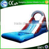 New Style Giant Colorful Inflatable Floating Water Slide With Pool Supplier's Choice thumbnail-1