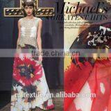 Satin Chiffon for Lady Maxi Dress