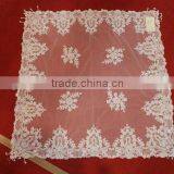 MZ Handmade Network Beaded Table Cloth Sets Cutwork Embroidery Tablecloth thumbnail-1