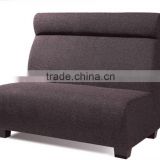 Hotel furniture set / fabric curved sofa / wooden frame fabric sofa bed HS34