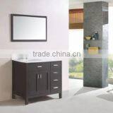 North American High Quality Wood Furniture Wall Mounted Sink Oak Furniture Painting Solid Wood Bathroom Furniture Vanity thumbnail-1