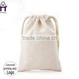 Organic Cotton Drawstring Bag for Storage Small Drawstring Gift Bag thumbnail-3