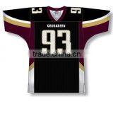 Polyester Spandex Custom Sublimated Crusaders American Football Jersey/Shirt thumbnail-1