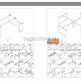 2016 Hot Sale Good Quality Steel Meeting Table Leg / Office Furniture Frame