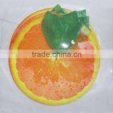 new dinner kitchen plastic die cut PP orange placemat