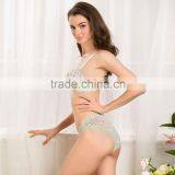 Made in China Pretty Pattern Leopard New Bra Panti Photo thumbnail-2