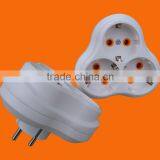 European Style 2 Round Pin AC Power Adaptor With Earth (P8035) thumbnail-1