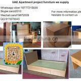 Saudi Arabic Market University Apartment Mohogany Twin Size Bed With Drawer thumbnail-5