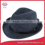 Mix Color Wool Felt Trilby Hat thumbnail-1