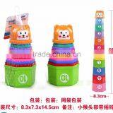 New Arrival Plastic Folding Cup,Baby Educational Toy Stacking Cup and Nesting Toy Folding Cups, Stack up Cups Toy Cup thumbnail-5