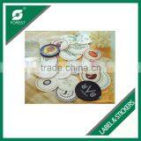 CUSTOM DESIGN METALLIC GOLD STICKERS PET SHRINK LABELS WITH COLOR PRINTED thumbnail-3