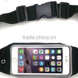 Fashion Universal Running Waist Belt for IPhone 6/6S,6/6S Plus,Galaxy S5,S6,Note 4/5 w/ OtterBox/LifeProof Cases (Black) thumbnail-1