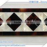 nature mixed sea shell mosaic tile wall waistline/belt line