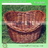 2016 New Style Factory Supply Wholesale Wicker Bicycle Basket for Home thumbnail-2