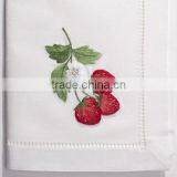 Hand Embroidery Napkin,hemstitch Napkin,linen Napkin thumbnail-4