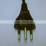 UCIEE Standard 3pin10A /250V Brazilian Power Plug
