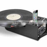 Ultra-portable Digital Conversion Turntable With Cassette Deck