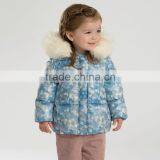 DB3445 Dave Bella 2015 Winter Infant Coat Baby Padded Jacket Girls Padded Coat Girls Winter Warm Coat Baby High Quality Jacket