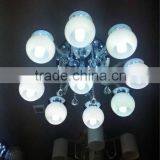 antique ceiling Lamp with down glass lampshade