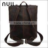 Vintage Leather Briefcase 2-in-1 Leather School Bag Backpack thumbnail-4