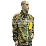 Men Polar Fleece Camouflage Sweatshirt Zipper up Jacket