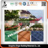 Steel Metal Supplier Green Unfade Construction Materials Steel Material and Stone Coated Steel Roof Tile in Zhejiang Supplier's Choice