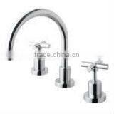 High Quality Three Holes Double Handle Basin Mixer