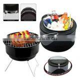 Portable 2 in 1 Outdoor BBQ Barbecue Grill With A Cooler Bag