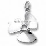 3 Dimensional Propeller Pendants for Bracelet Zinc Alloy Charms and Pendants thumbnail-2