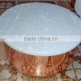 Copper & Brass Canisters or Jars With Marble Lid thumbnail-5