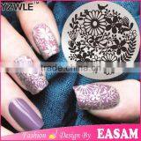 2016 Rose Flower Nail Art Stamping Template Image Plate thumbnail-1