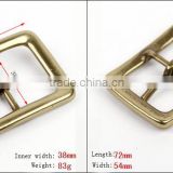 Wholesale metal custom personalized solid brass belt buckles For women or men