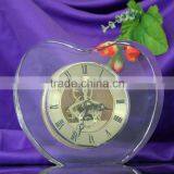 Wholesale Crystal Glass Clock Home Decoration thumbnail-2