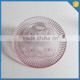 LXHY-015 Glass Colored Vintage Dessert Plate thumbnail-5