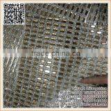 Costume Accessories Champagne Lron On Aluminum Mesh Trim Sheet thumbnail-2