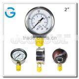 High Quality All Stainless Steel Vacuum Test Gauge With Bottom Connection