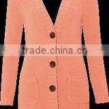 V - Neck Long Sleeve Cardigan thumbnail-1