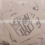 OEM Custom Cartoon Stickers Transformers Tattoos Gold and Silver Body Tattoo thumbnail-3