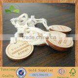 Laser Carved Logo Wooden Garment Tags Jeans Hanging Tag thumbnail-1